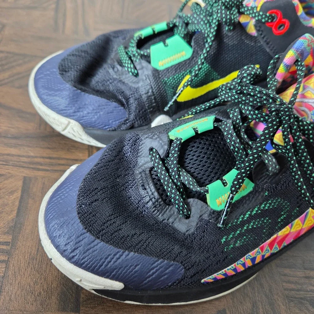 Nike Giannis Immortality 2 Youth‎ 5.5 Basketball Shoes Black & Neon multicolor